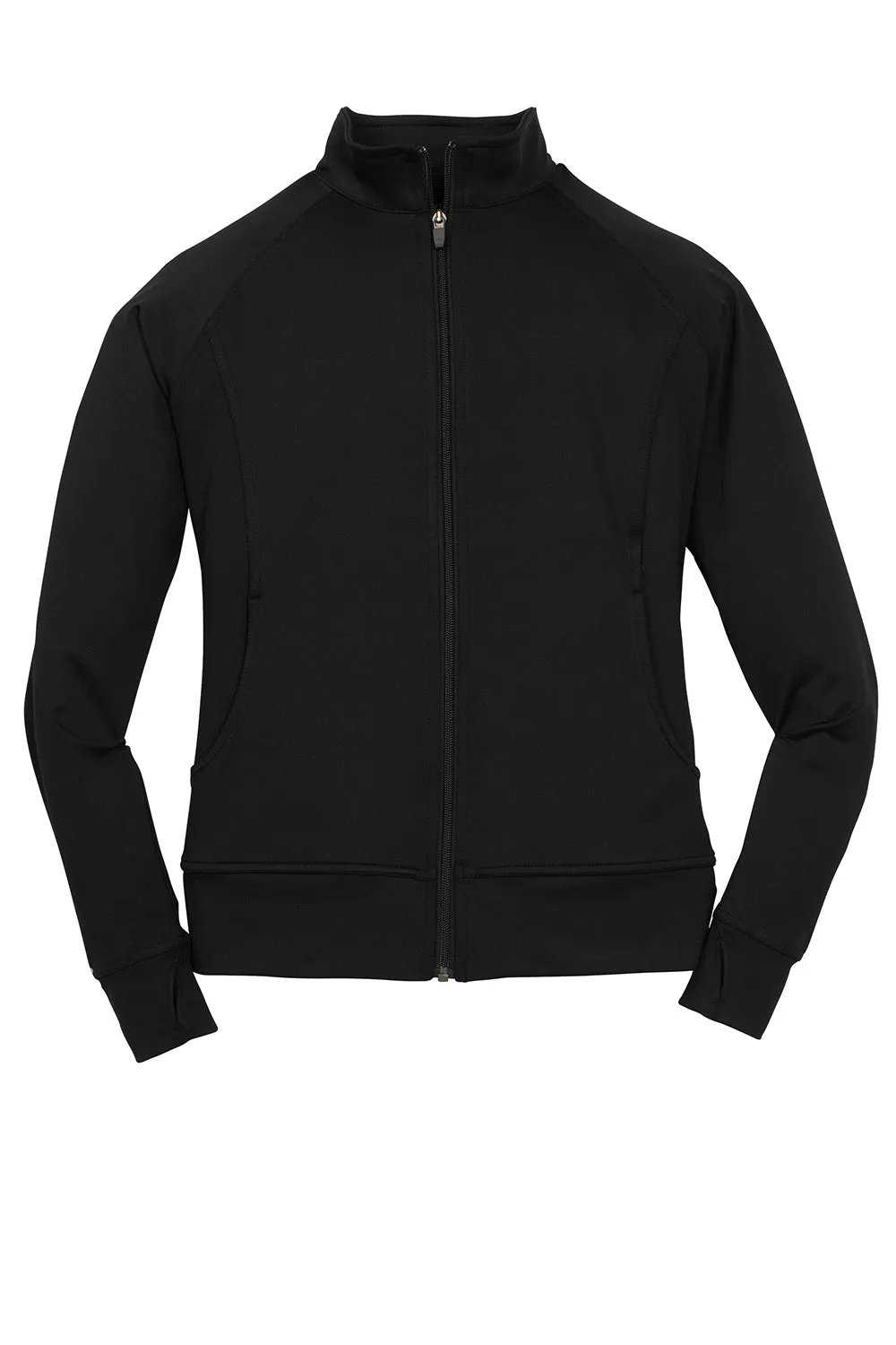 Sport-Tek Womens NRG Full Zip Sweatshirt - Black