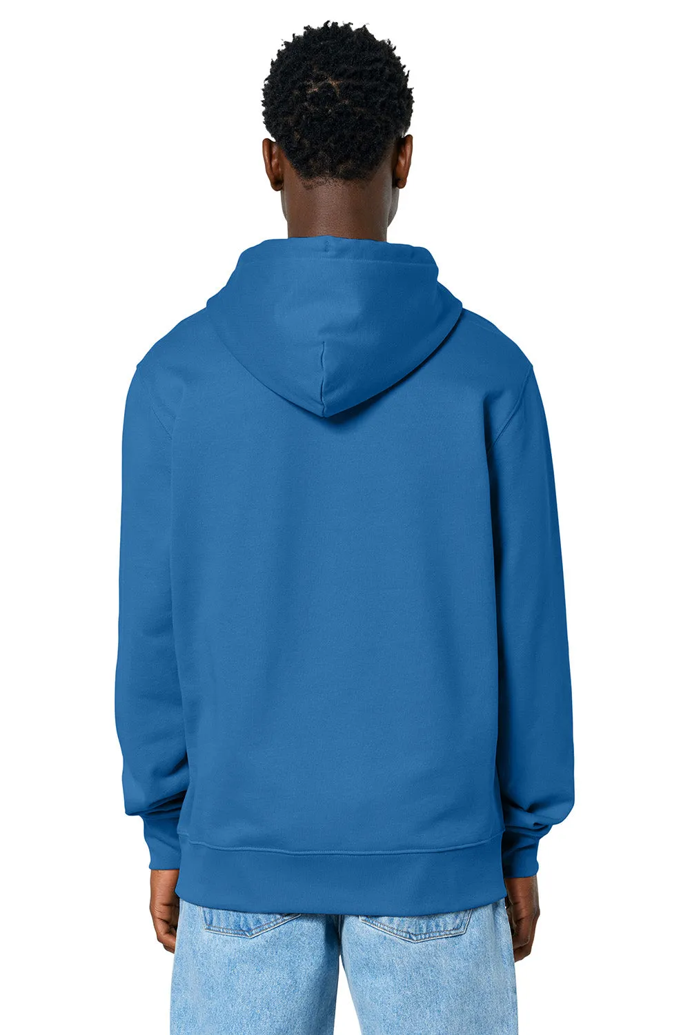 Stanley/Stella Mens Cruiser 2.0 Hooded Sweatshirt Hoodie w/ Pouch Pocket - Mindful Blue