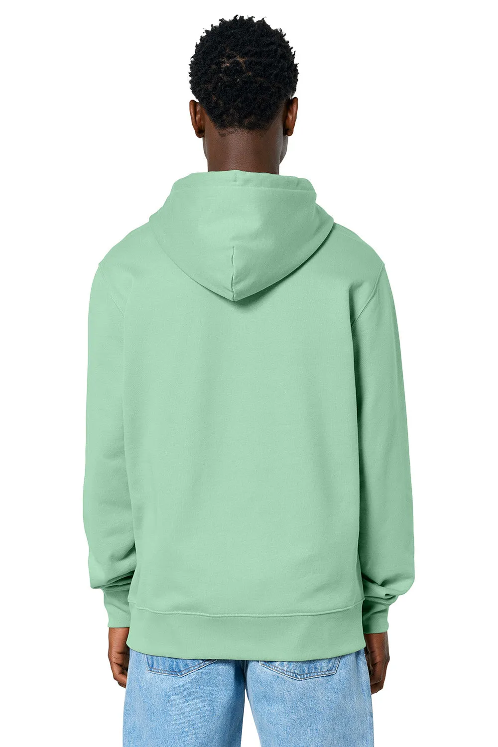 Stanley/Stella Mens Cruiser 2.0 Hooded Sweatshirt Hoodie w/ Pouch Pocket - Misty Jade Green