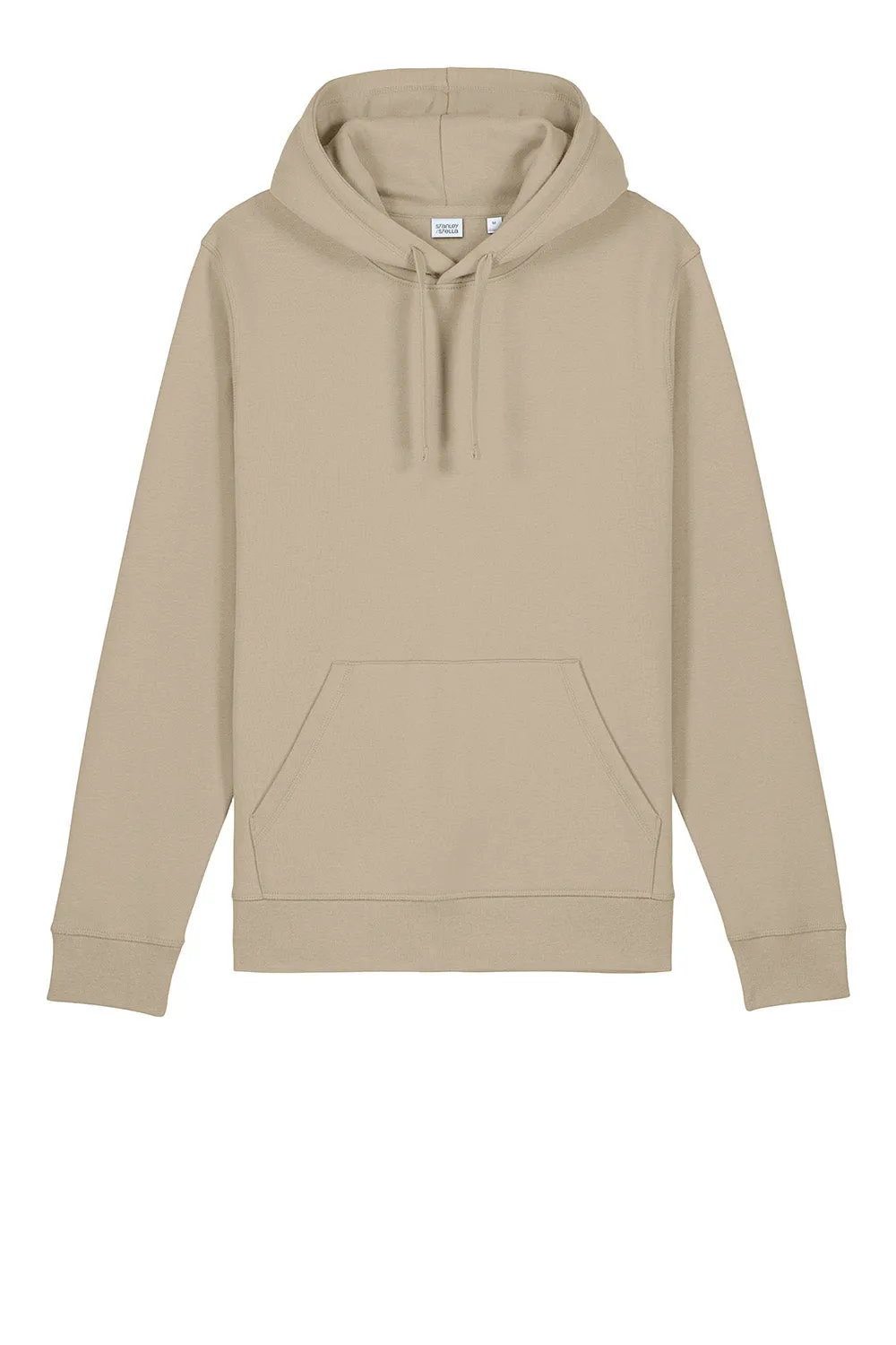 Stanley/Stella Mens Drummer 2.0 Hooded Sweatshirt Hoodie w/ Pouch Pocket - Desert Dust Brown