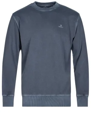 Sunfaded Crewneck Sweater Evening Blue