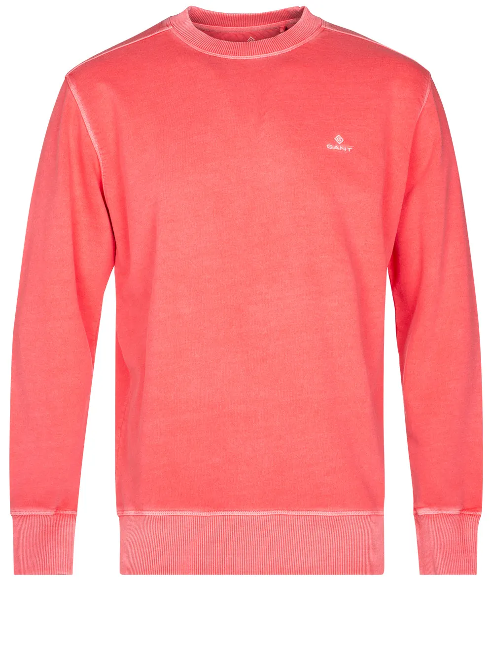 Sunfaded Crewneck Sweater Watermelon Pink