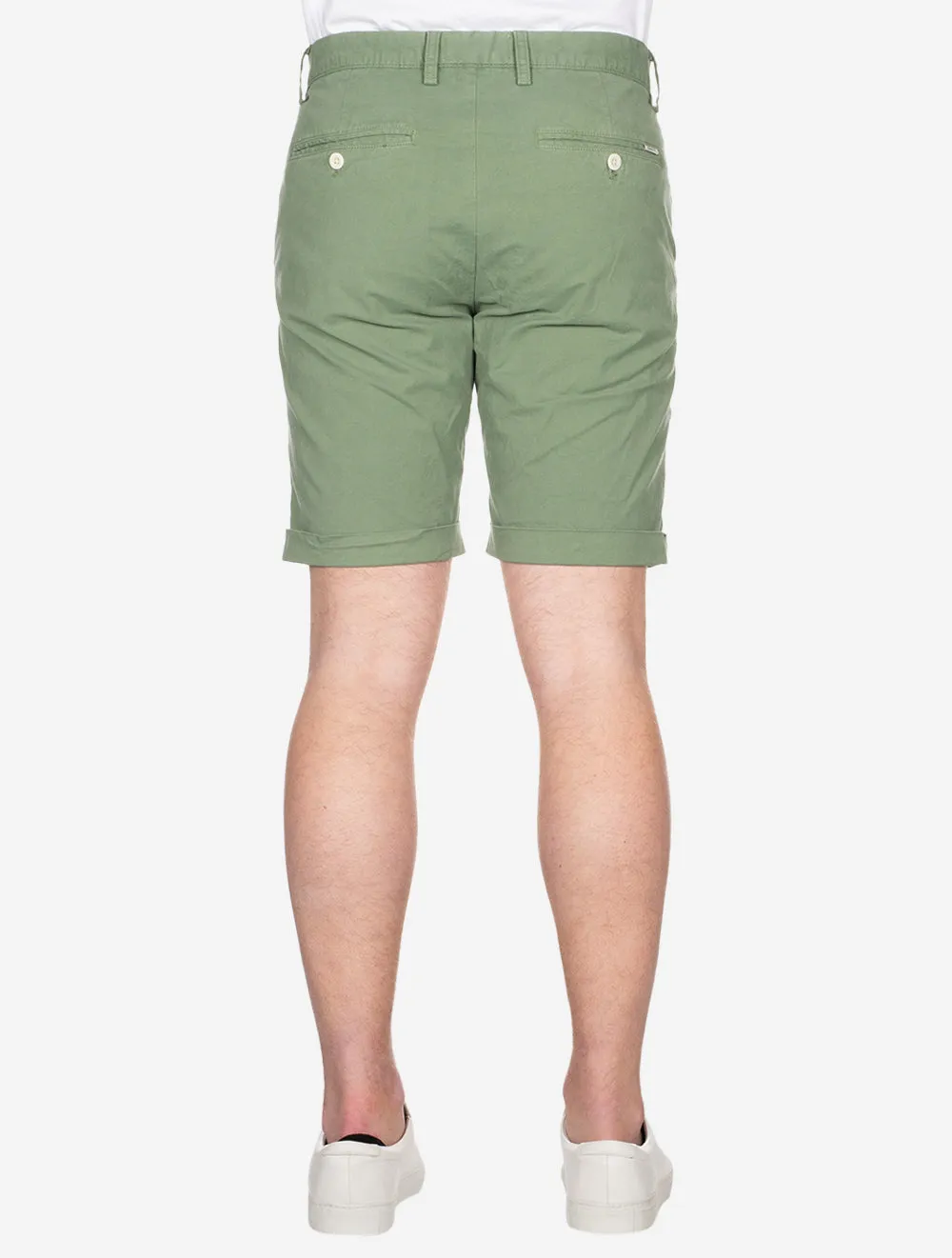 Sunfaded Regular Fit Chino Shorts Kalamata Green