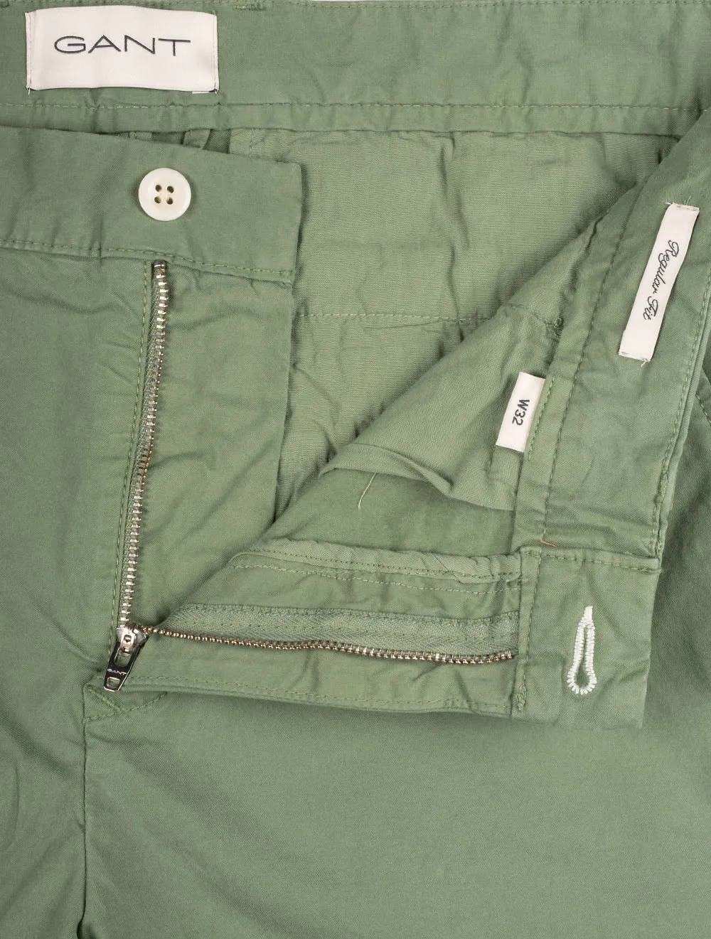 Sunfaded Regular Fit Chino Shorts Kalamata Green