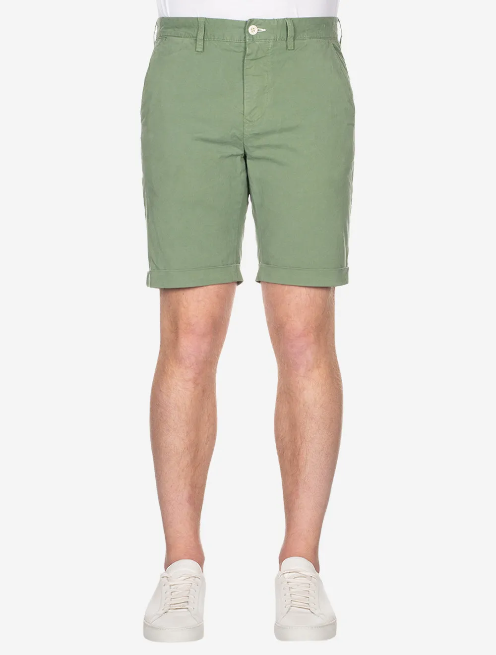Sunfaded Regular Fit Chino Shorts Kalamata Green