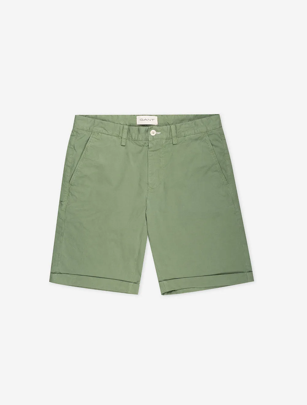 Sunfaded Regular Fit Chino Shorts Kalamata Green