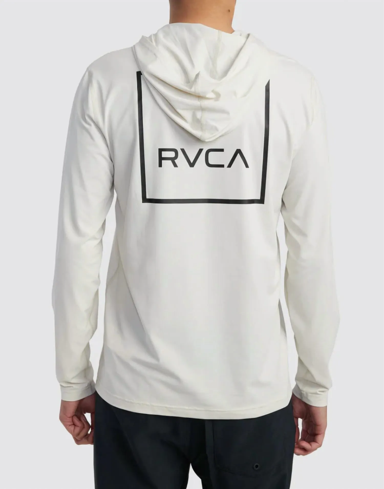Surf Shirt Hoodie In Silver Bleach