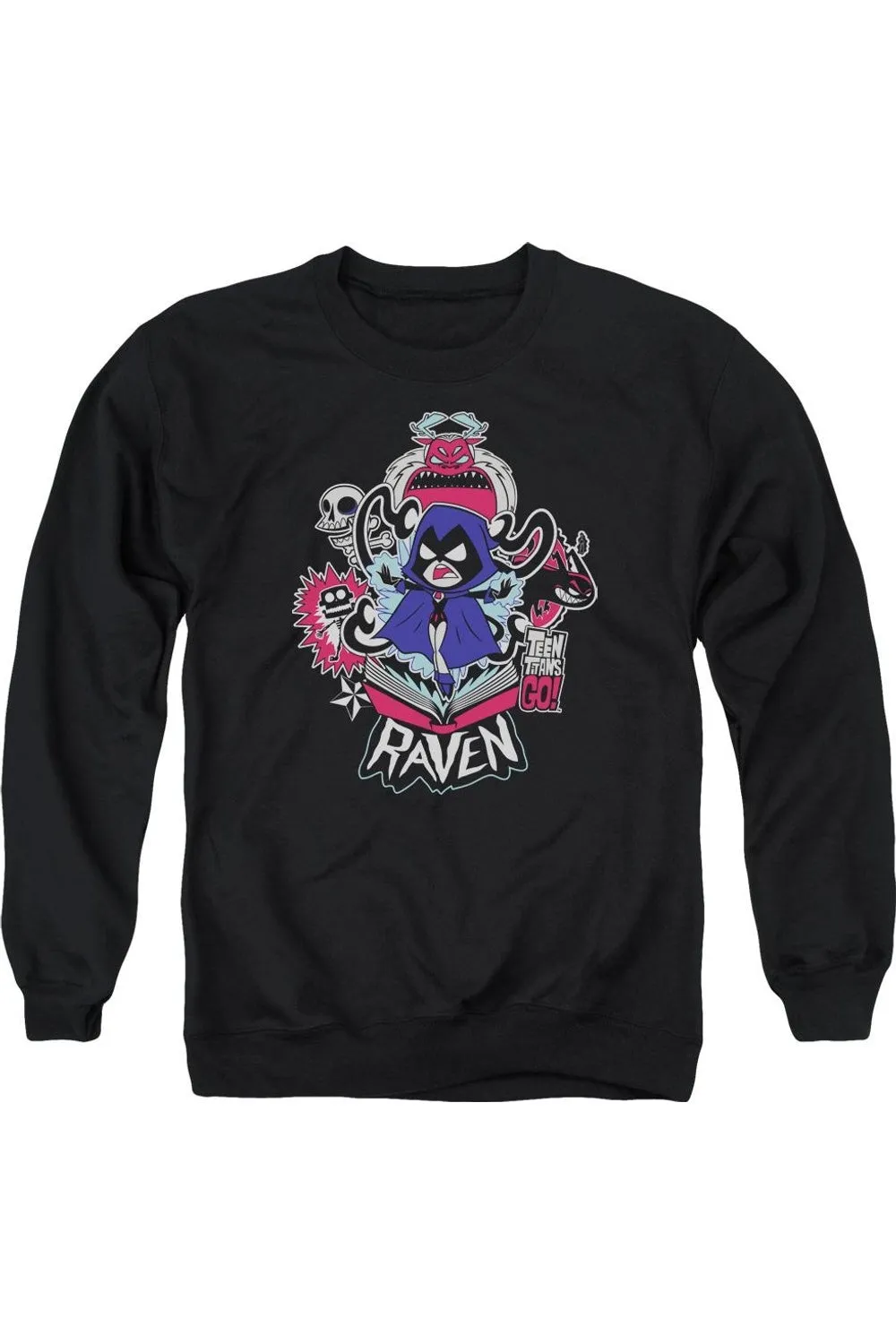 Teen Titans Go Raven Adult Crewneck Sweatshirt