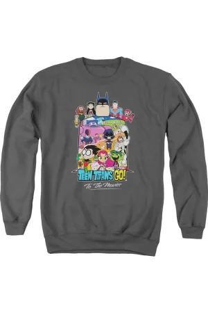 Teen Titans Go To The Movies Hollywood Adult Crewneck Sweatshirt