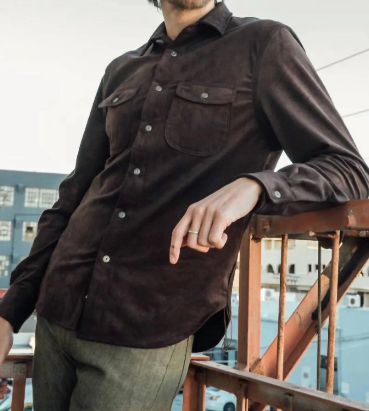 The Brace Shirt In Northwest Brown