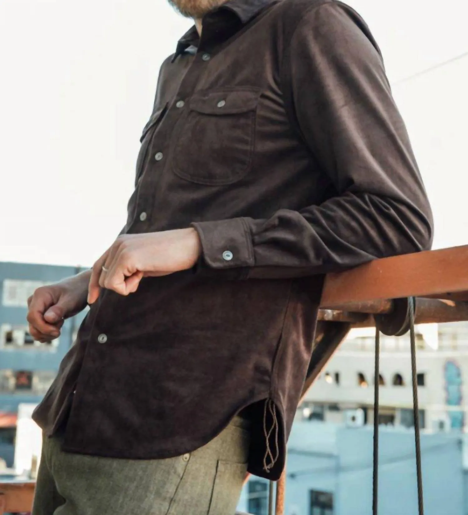 The Brace Shirt In Northwest Brown