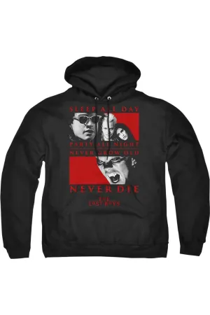 The Lost Boys Never Die Adult Pull Over Hoodie / Hooded Sweatshirt