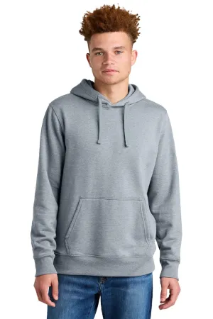 The North Face Mens Hooded Sweatshirt Hoodie w/ Pouch Pocket - Heather Light Grey