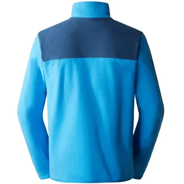The North Face TKA Glacier NF0A4AJDSV9 Men's Blue Mock Neck Sweatshirt M NCL338