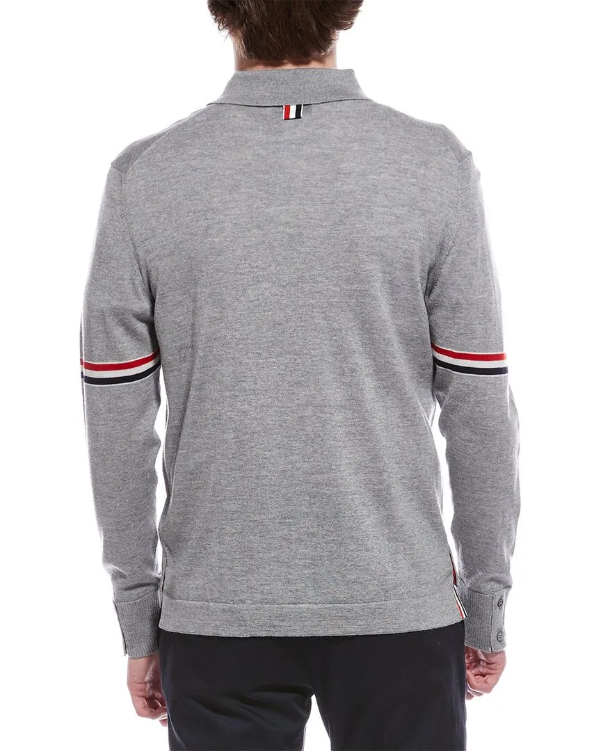 Thom Browne Jersey Stitch Wool Shirt