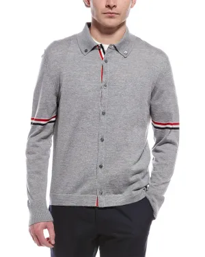 Thom Browne Jersey Stitch Wool Shirt
