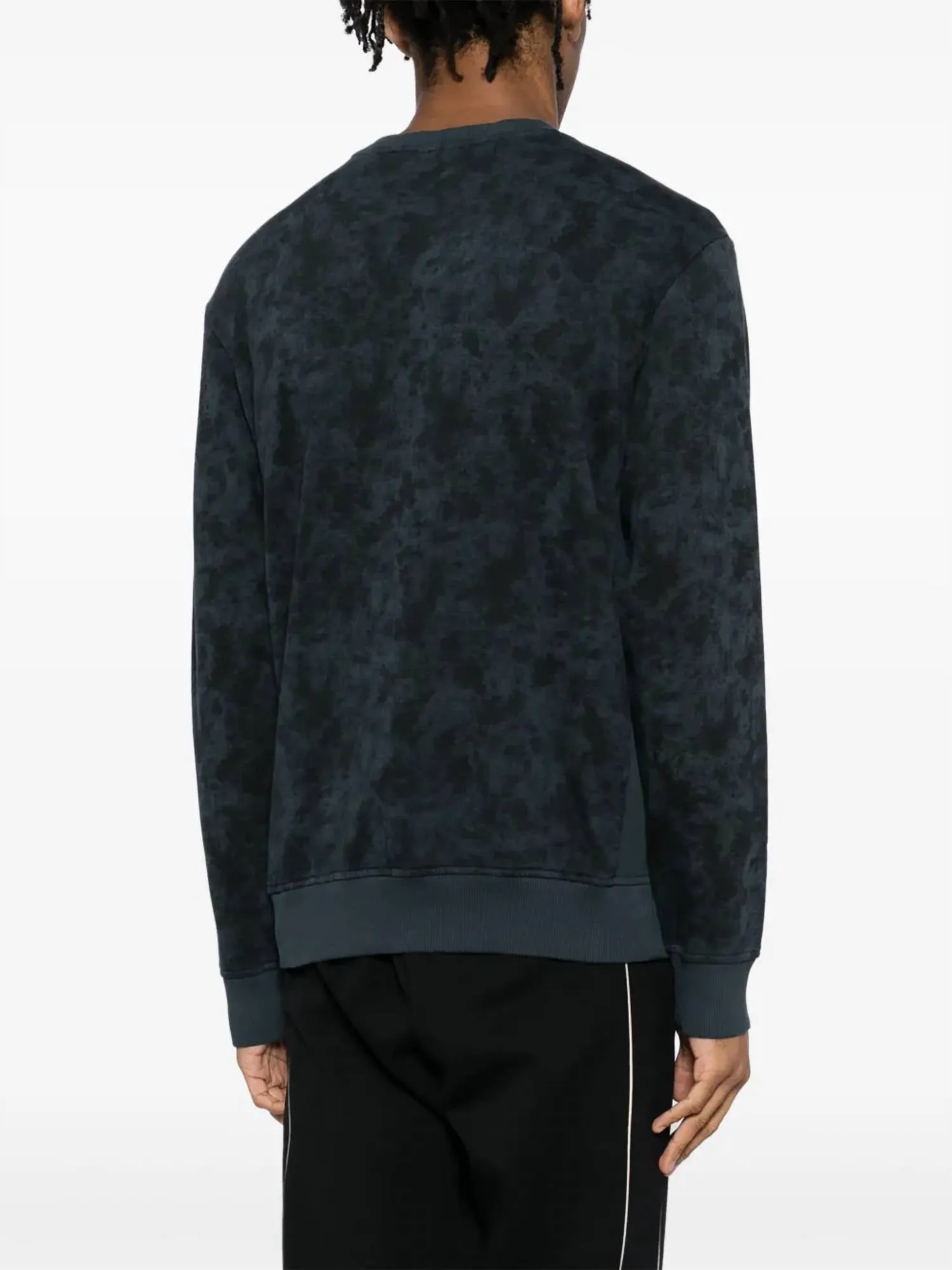 Tie Dye Sweatshirt In Blue