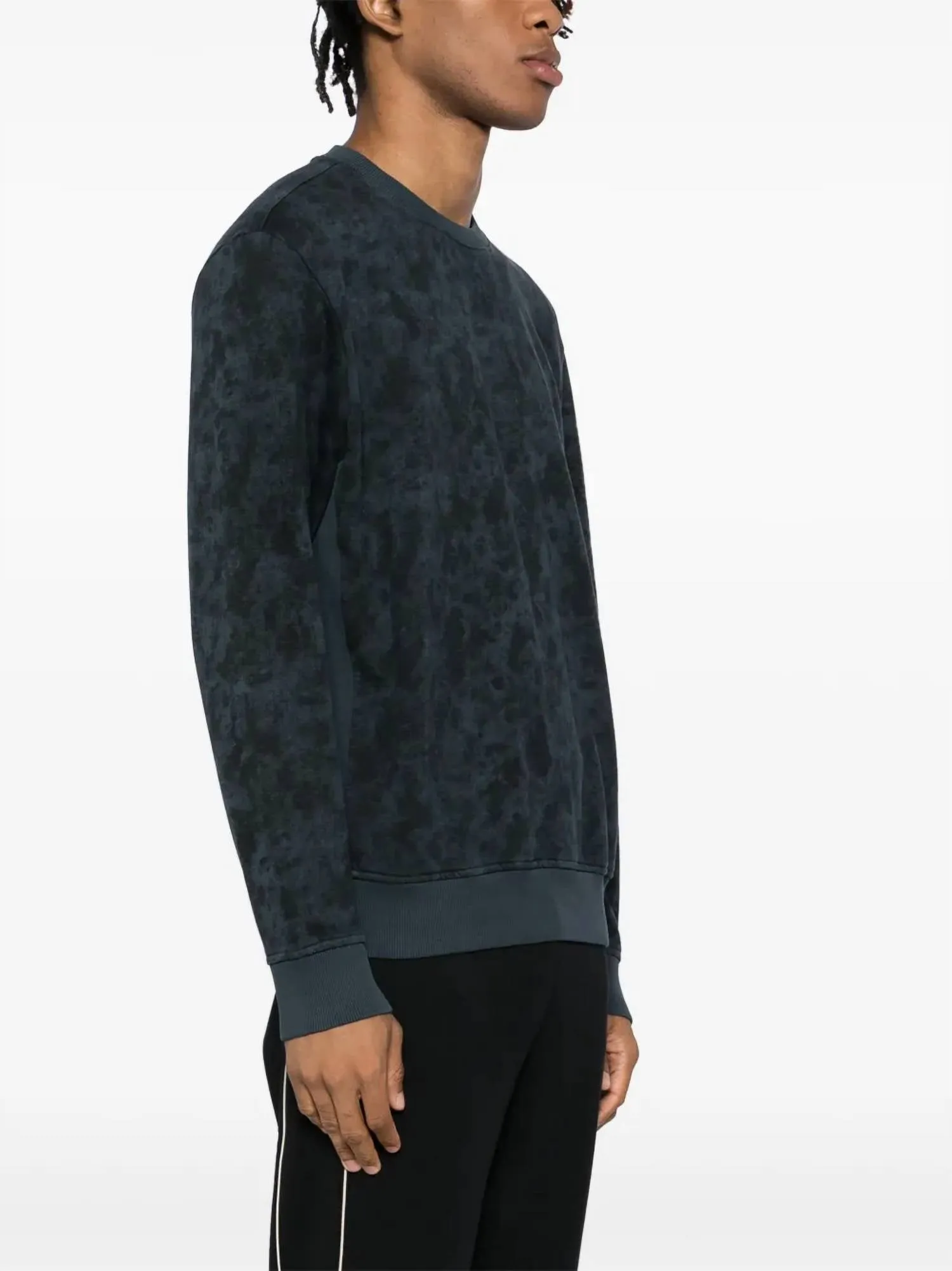Tie Dye Sweatshirt In Blue