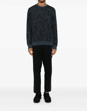 Tie Dye Sweatshirt In Blue