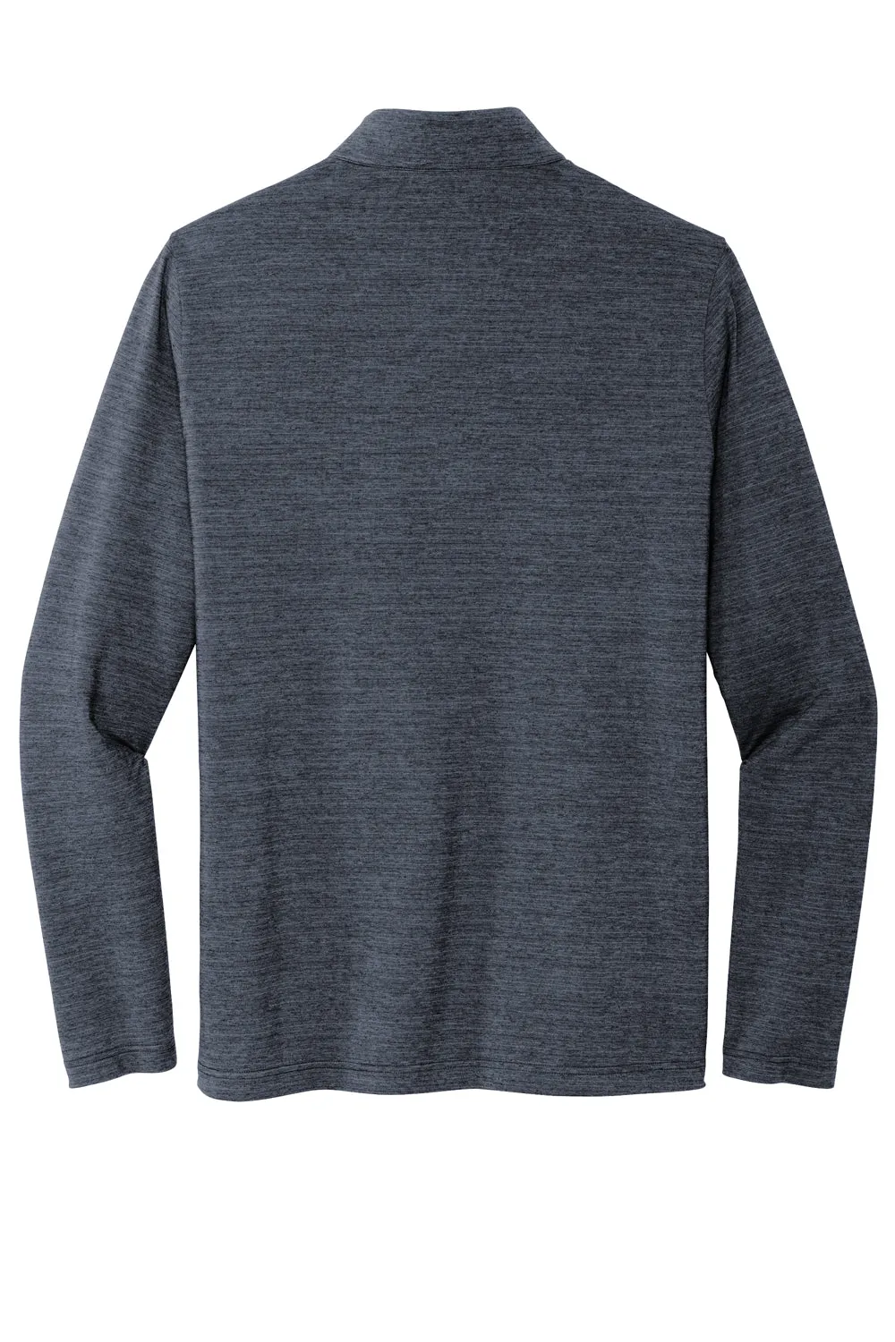 TravisMathew Mens Crestview 1/4 Zip Sweatshirt - Heather Vintage Indigo Blue