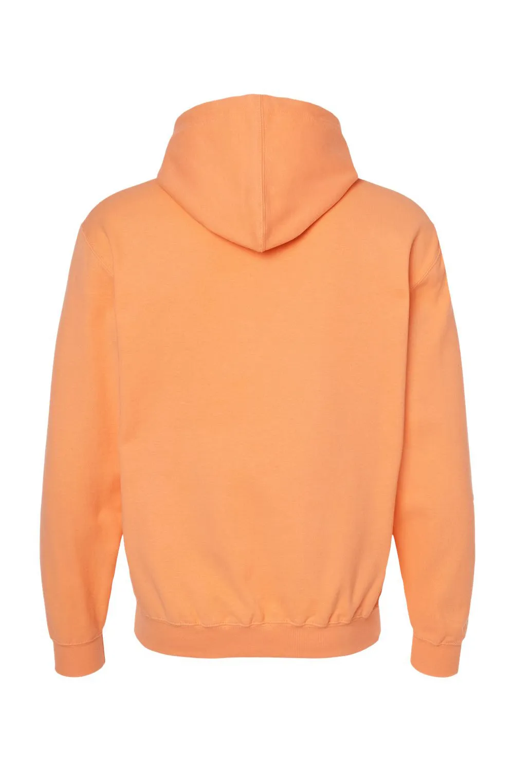 Tultex Mens Fleece Hooded Sweatshirt Hoodie w/ Pouch Pocket - Cantaloupe Orange