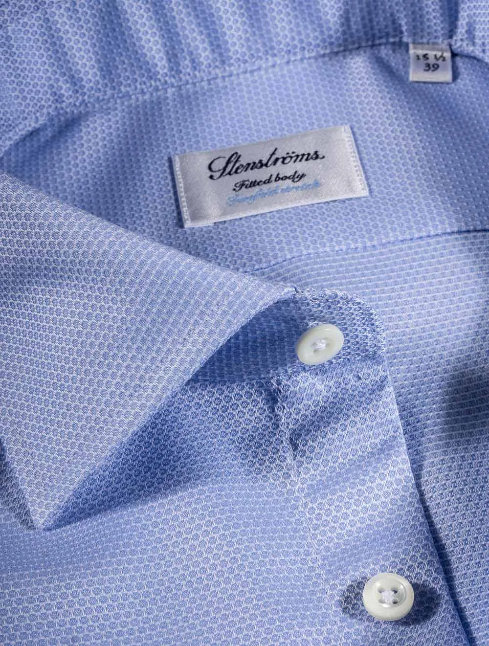 Twofold Stretch Shirt Blue