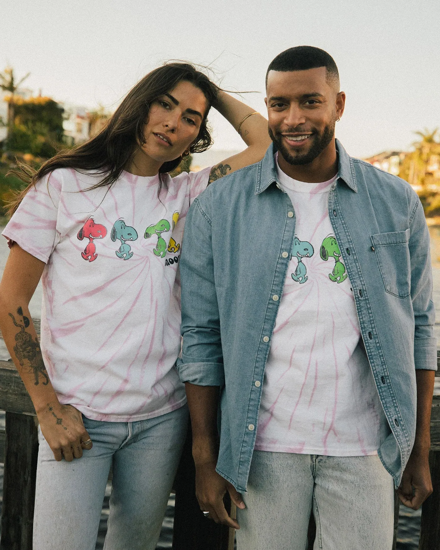 Unisex Snoopy Grateful Pup Flea Market Tee