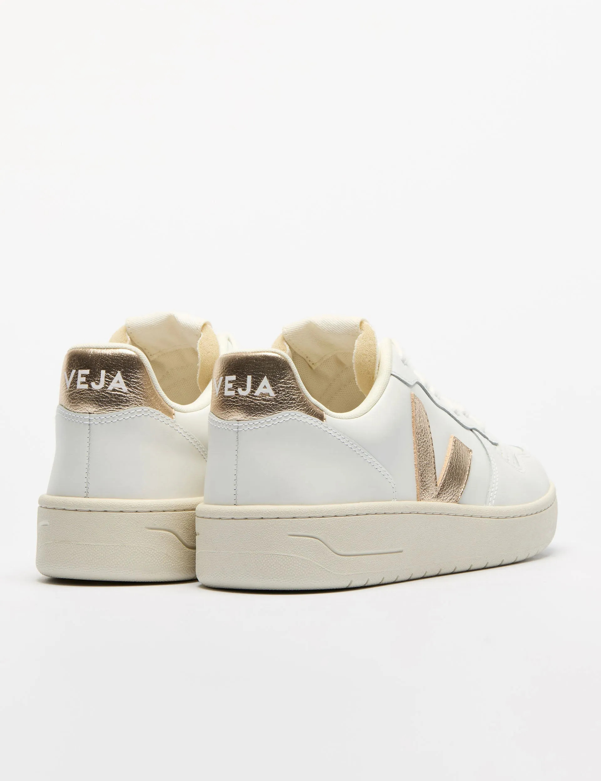 V-10 Leather - White Platine
