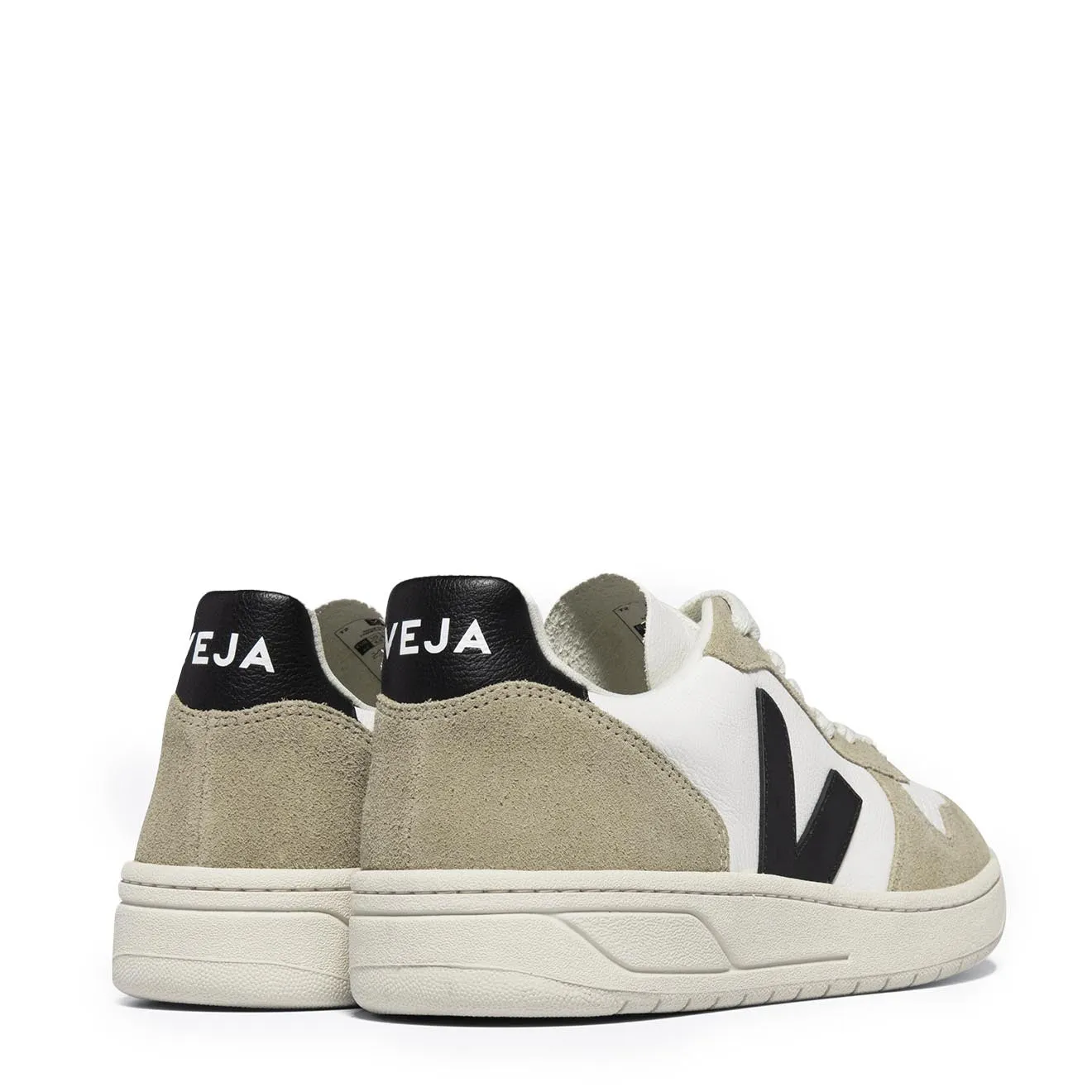 Veja V-10  Extra White Black Sahara Trainer