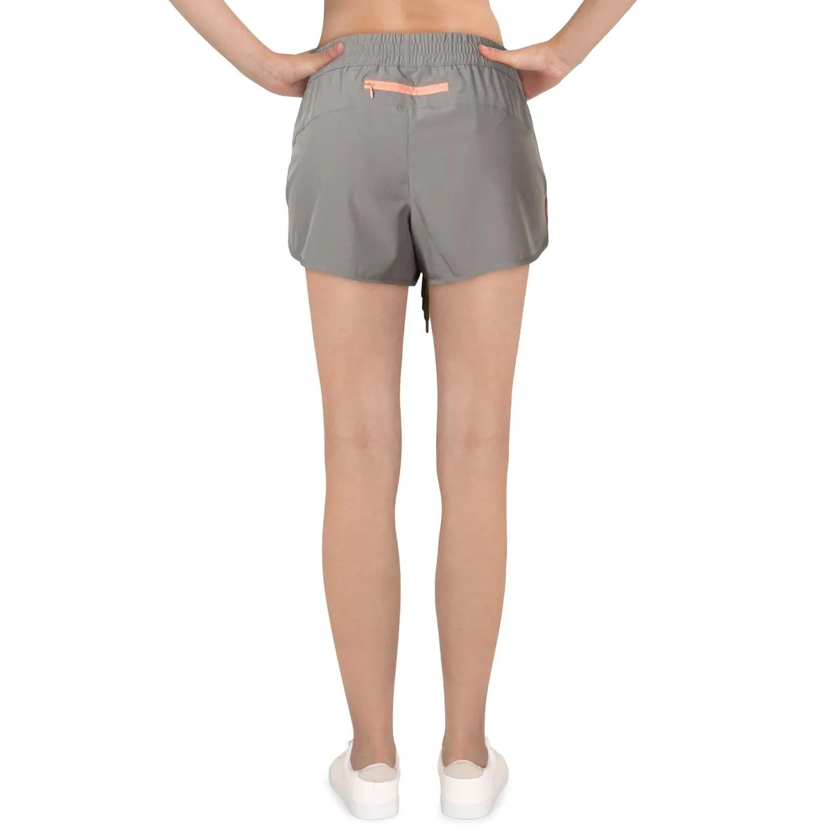 Womens Drawstring Hidden Pocket Casual Shorts