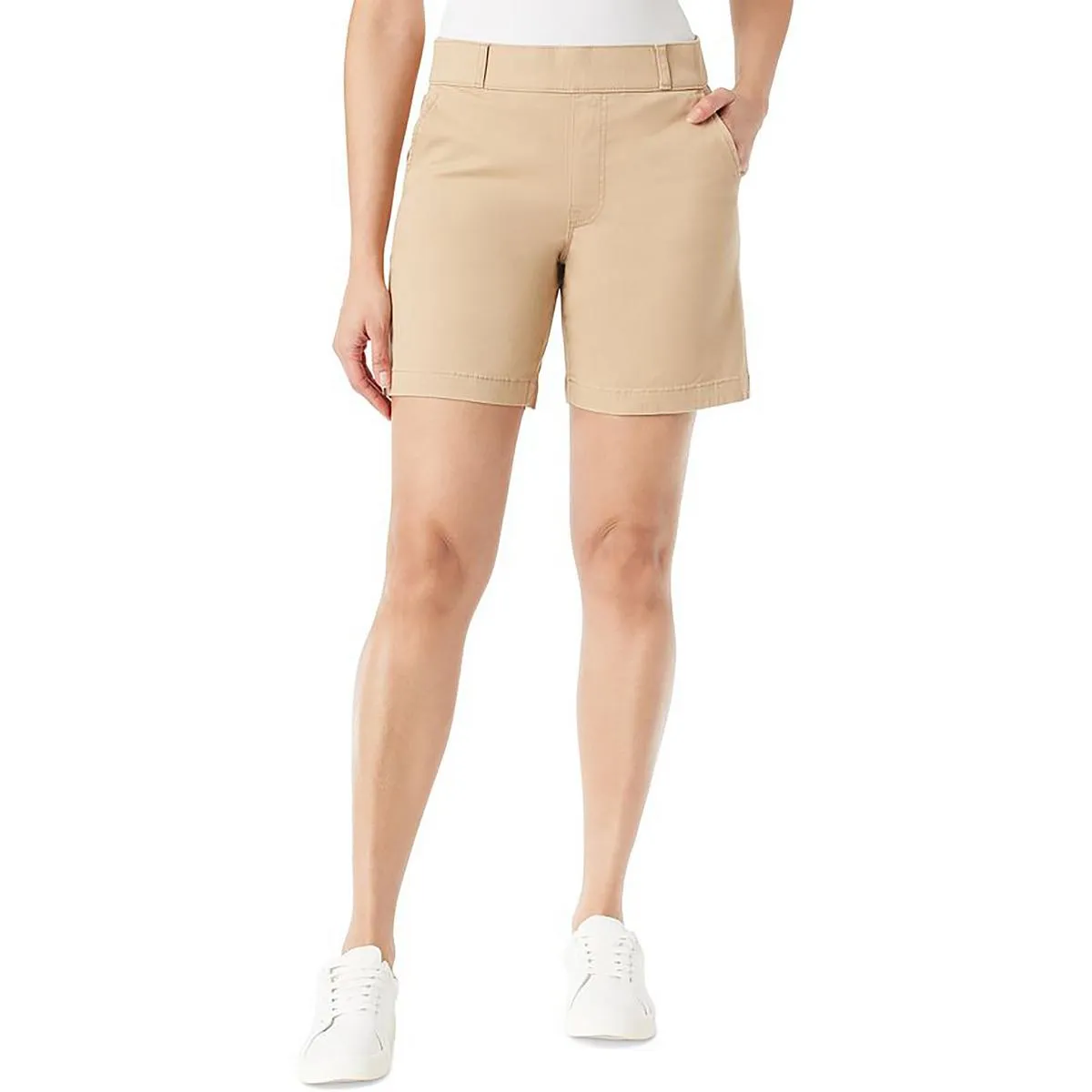 Womens High Rise Mini Casual Shorts