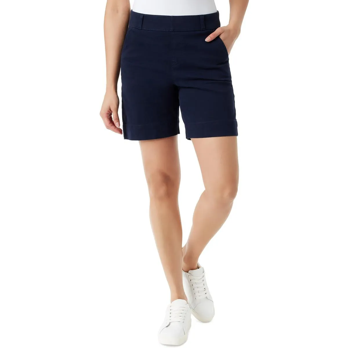 Womens High Rise Mini Casual Shorts