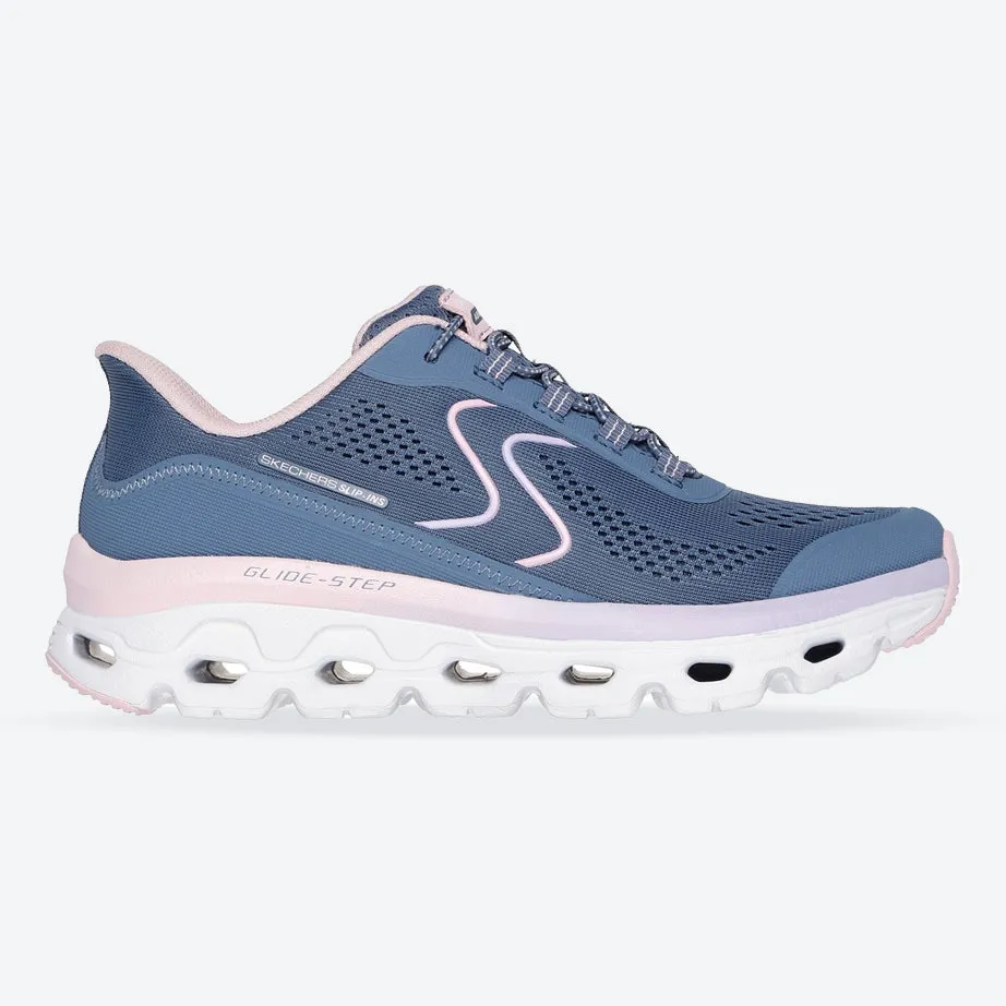 Women's Wide Fit Skechers 180272 Slip-ins Glide Step Sole Trainers