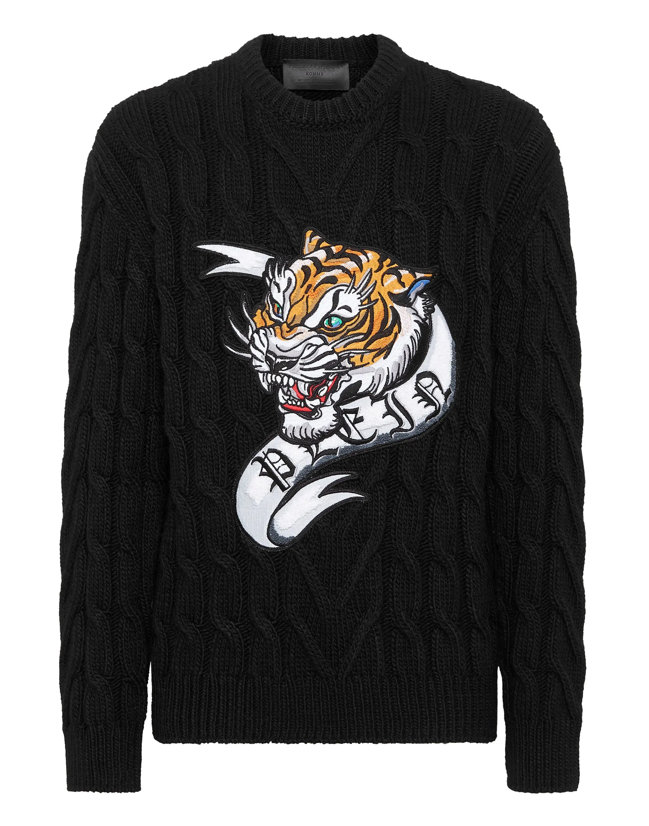 Wool Blend Roundneck Tattoo