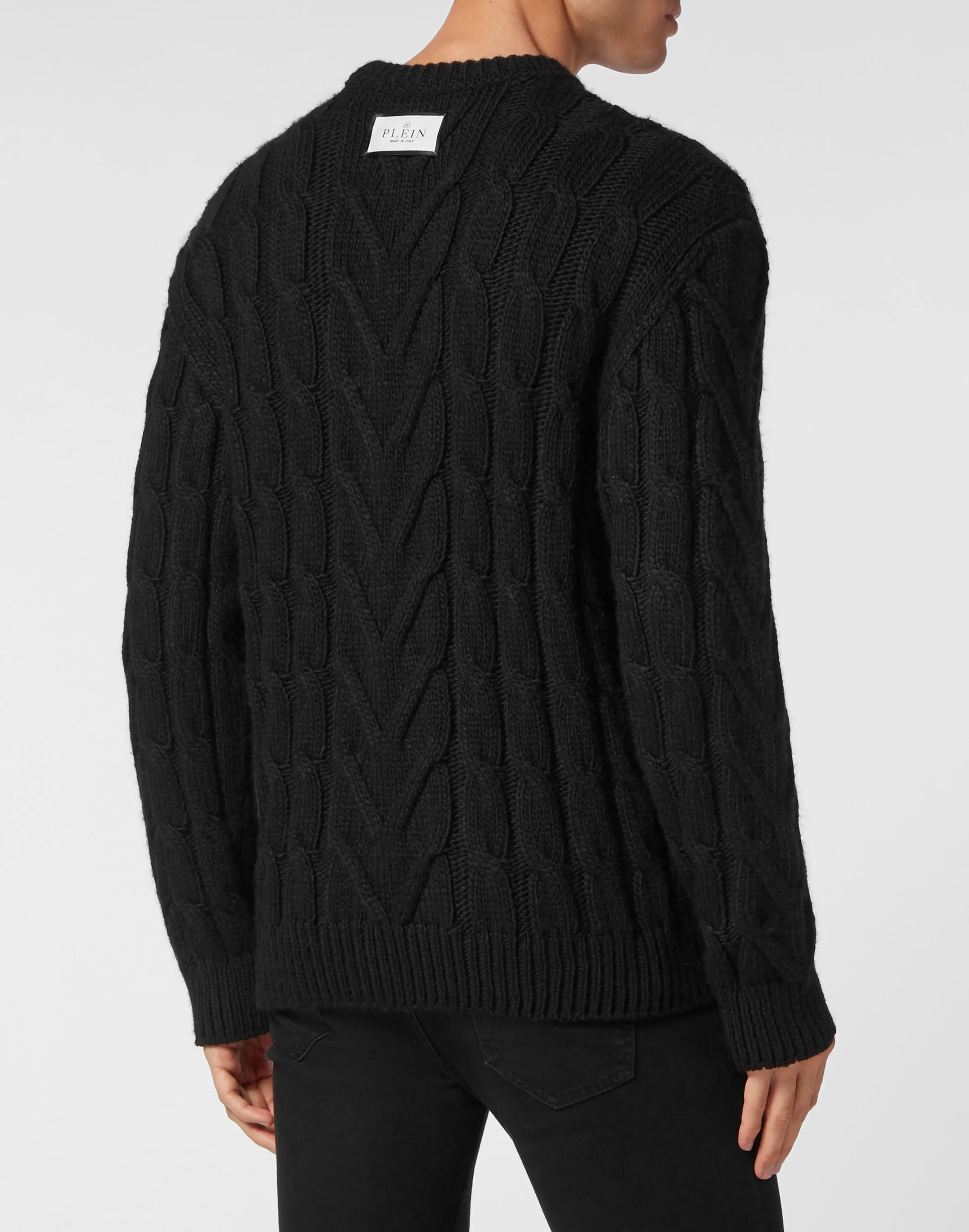 Wool Blend Roundneck Tattoo