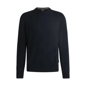 Wool sweater with Double B monograms
