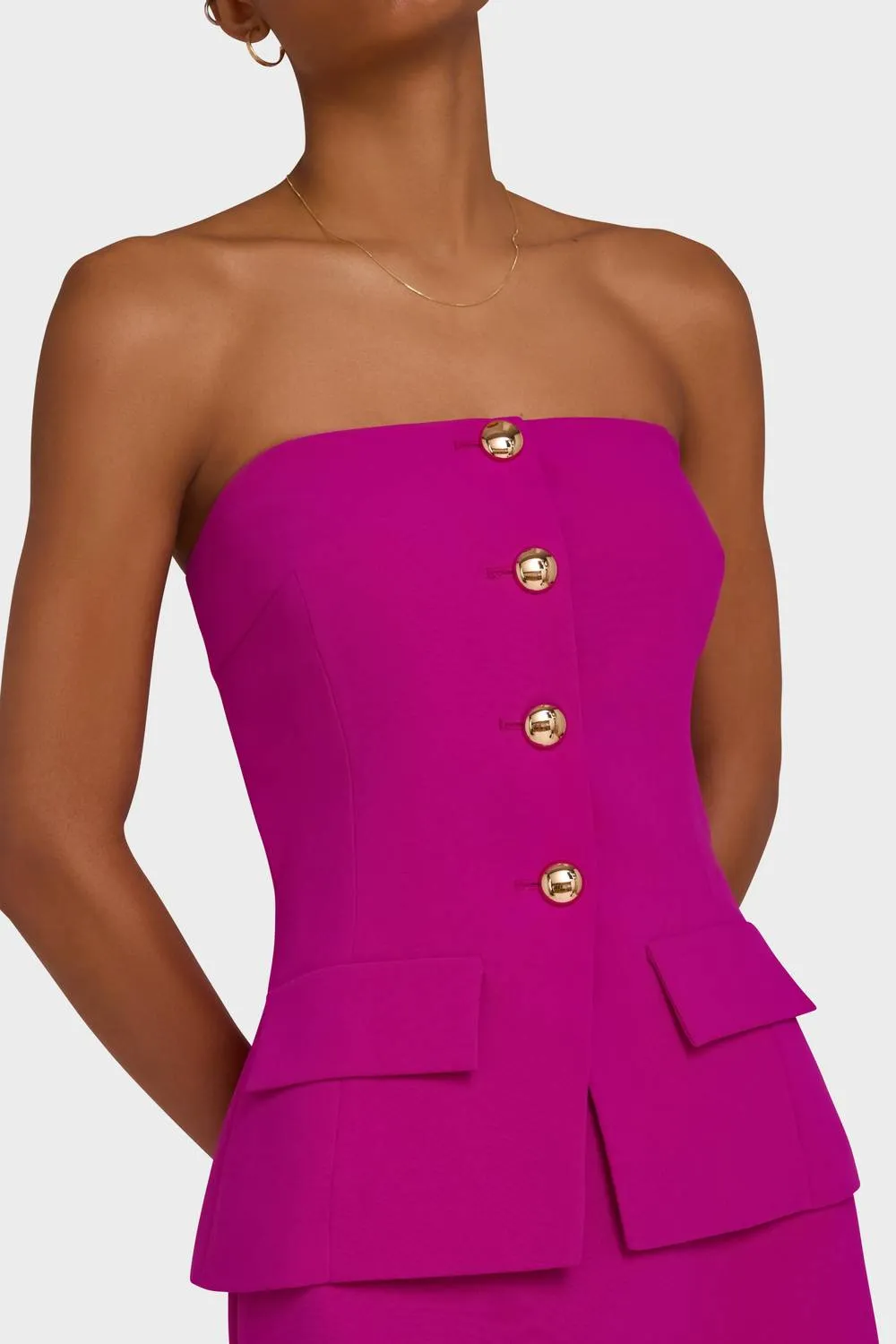 Yadira Skort Romper In Orchid